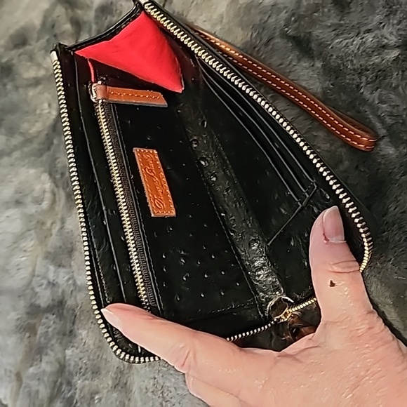 Dooney & Bourke Ostrich Mini Satchel with Wallet - Picture 8 of 9